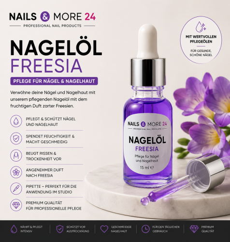 NAM24 Nagelöl - Fressia 15ml mit Pipette